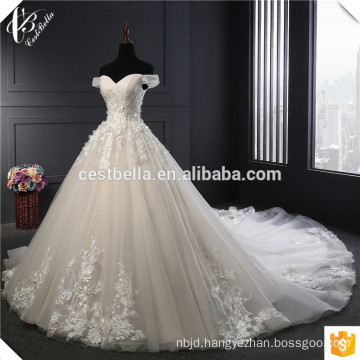 Empire victorian elie saab dress quality real picture heavy beading luxury wedding dresses